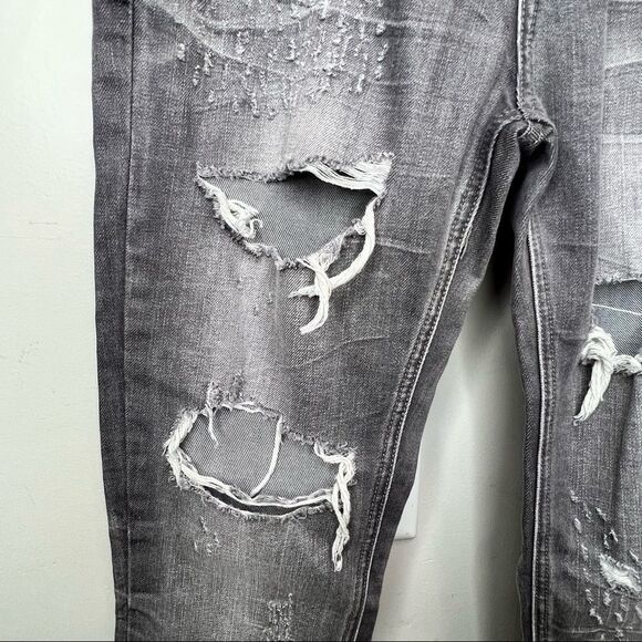 One Teaspoon Grey Black Awesome Baggies Size 25 - Picture 6 of 12